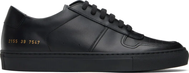 Common Projects Black BBall Low Sneakers