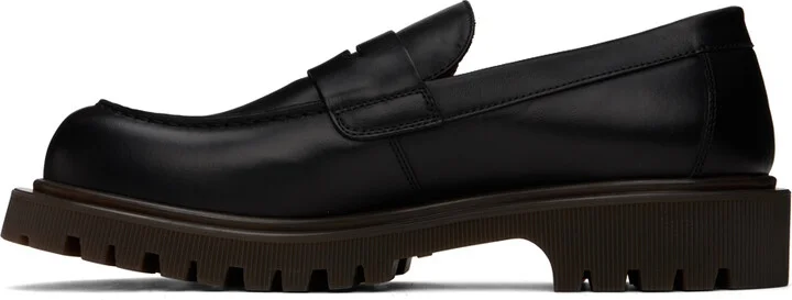 Common Projects Black Chunk Sole Loafers - Image 3