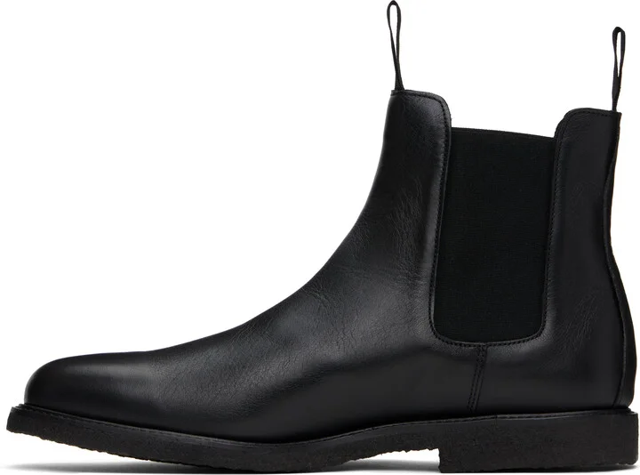 Common Projects Black Classic Chelsea Boots - Image 3