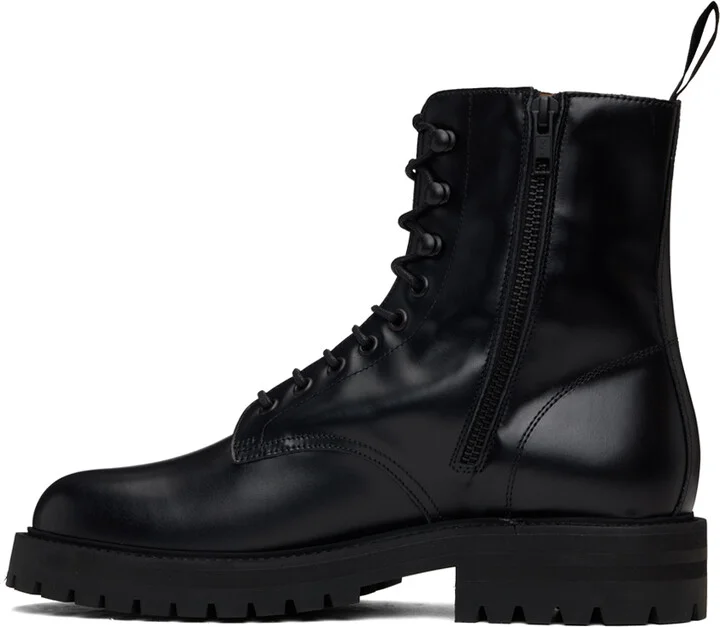 Common Projects Black Combat Boots - Image 3