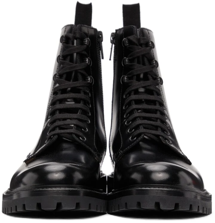 Common Projects Black Combat Boots - Image 2