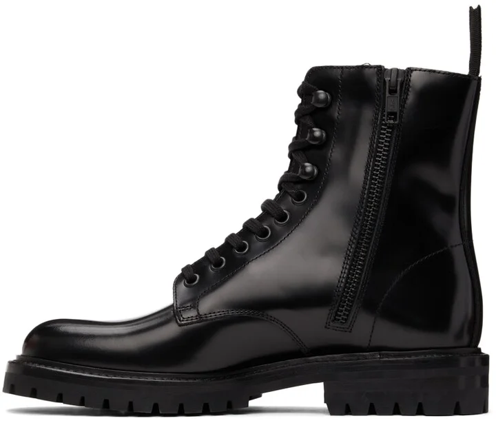 Common Projects Black Combat Boots - Image 3