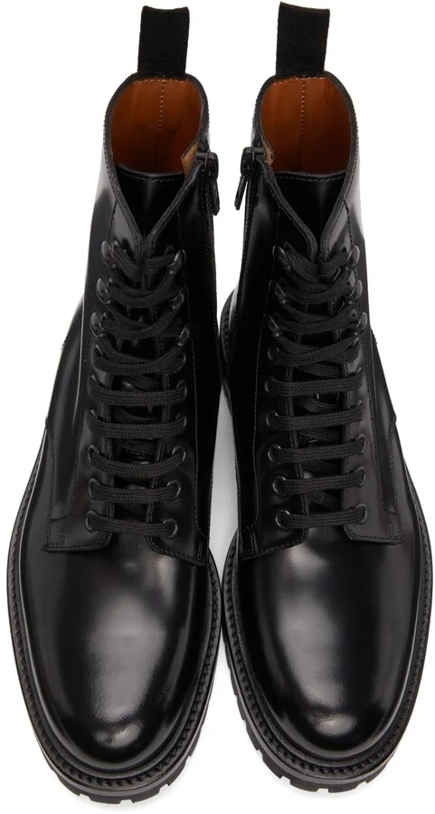 Common Projects Black Combat Boots - Image 5