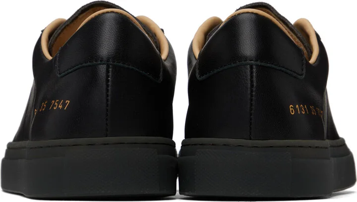 Common Projects Black Court Classic Sneakers - Image 2