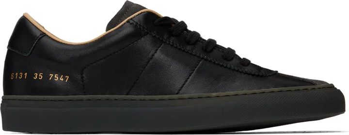 Common Projects Black Court Classic Sneakers