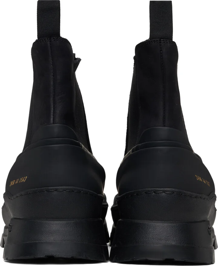 Common Projects Black Hiker Chelsea Boots - Image 2