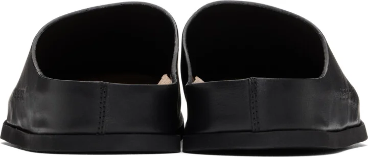 Common Projects Black Leather Slip-on Loafers - Image 2