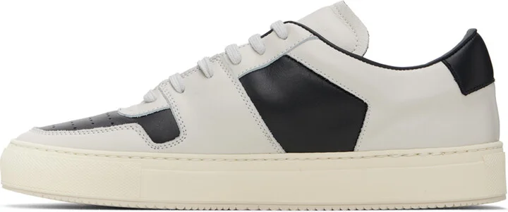 Common Projects Black & Off-White Decades Sneakers - Image 3