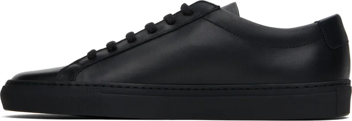 Common Projects Black Original Achilles Low Sneakers - Image 3