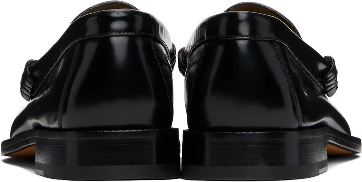 Common Projects Black Polished Leather Loafers - Image 2