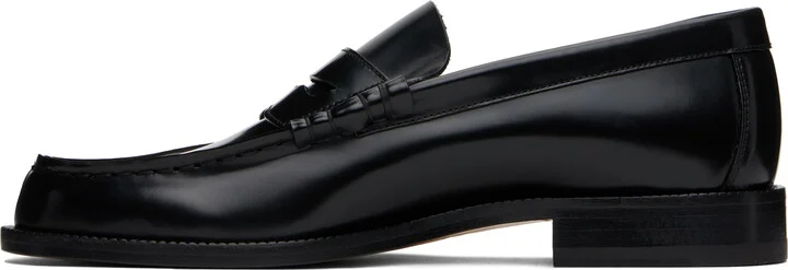 Common Projects Black Polished Leather Loafers - Image 3