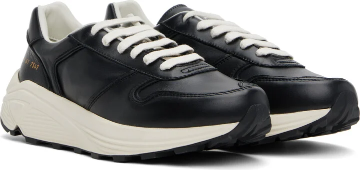 Common Projects Black Premium Sneakers - Image 4