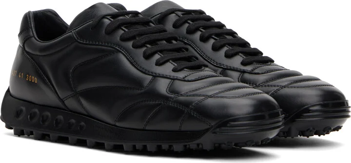 Common Projects Black Soccer Sneakers - Image 4