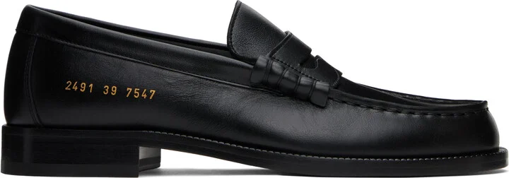 Common Projects Black Soft Loafers