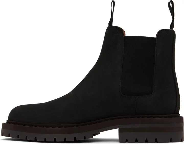 Common Projects Black Suede Chelsea Boots - Image 3