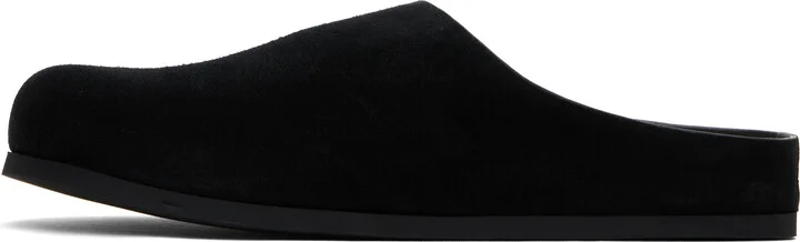 Common Projects Black Suede Clog Loafers - Image 3