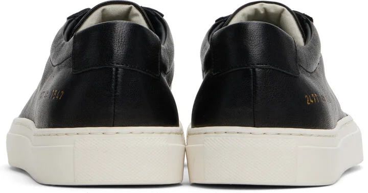 Common Projects Black Summer Achilles Sneakers - Image 2