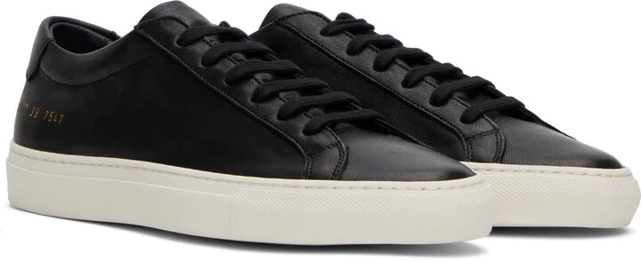 Common Projects Black Summer Achilles Sneakers - Image 4