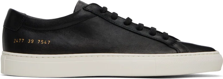Common Projects Black Summer Achilles Sneakers