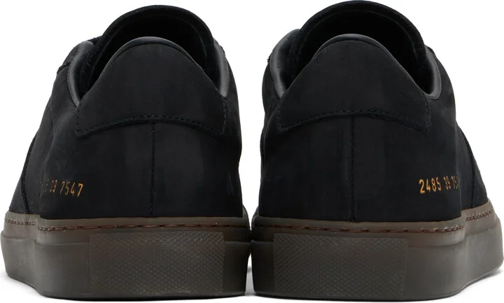 Common Projects Black Tennis Trainer Sneakers - Image 2