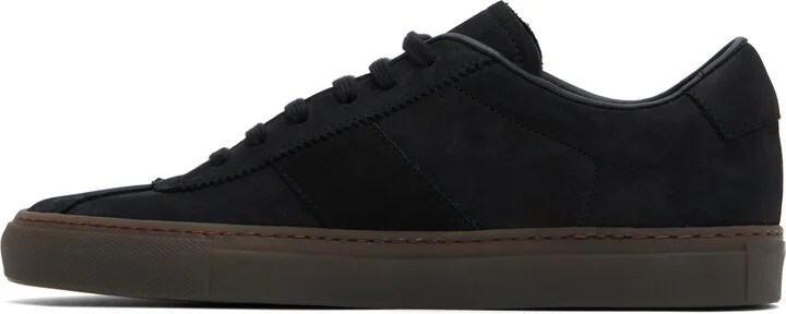 Common Projects Black Tennis Trainer Sneakers - Image 3