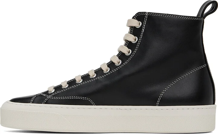 Common Projects Black Tournament High Sneakers - Image 3