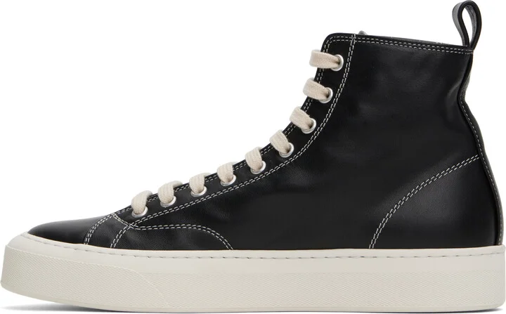 Common Projects Black Tournament High Sneakers - Image 3