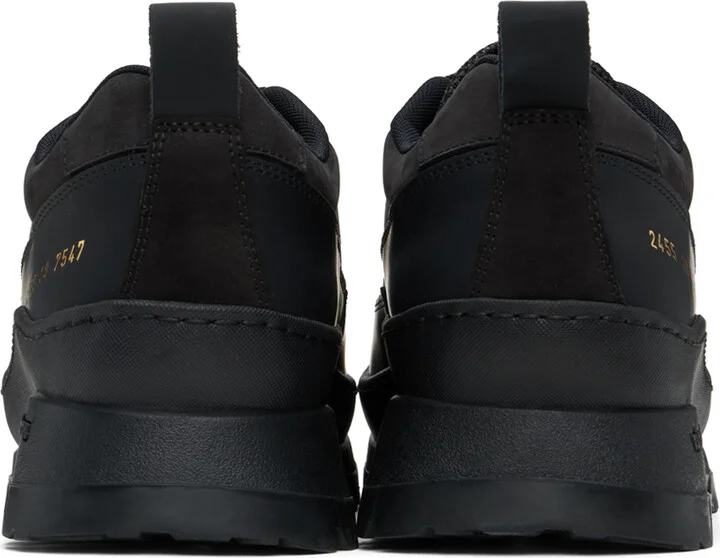 Common Projects Black Track Hiker Sneakers - Image 2