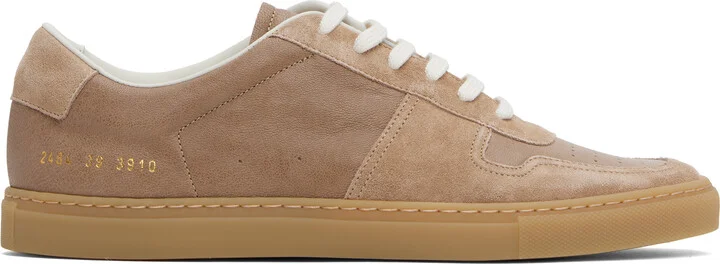 Common Projects Brown BBall Duo Slim Sneakers