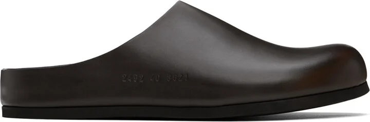 Common Projects Brown Leather Loafers