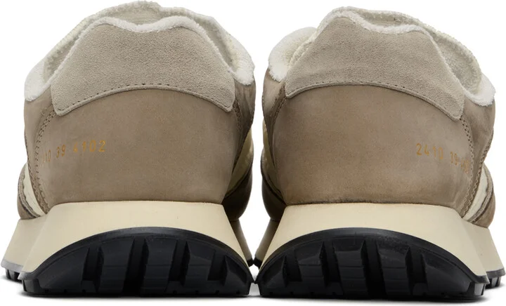 Common Projects Brown & Off-White Track SS24 Sneakers - Image 2