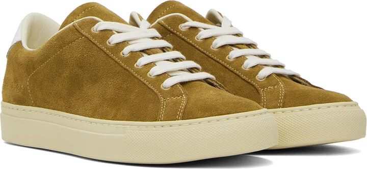 Common Projects Brown Retro Low Sneakers - Image 4