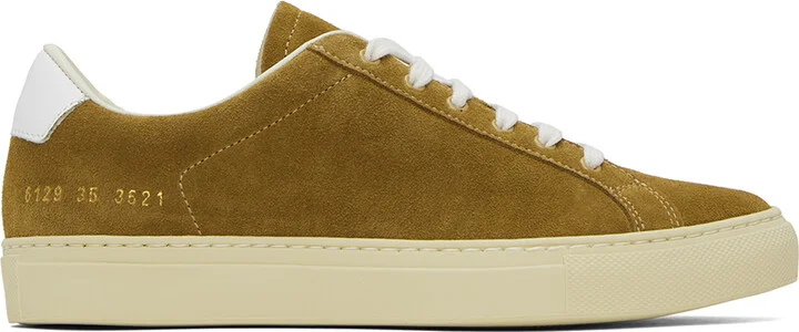 Common Projects Brown Retro Low Sneakers