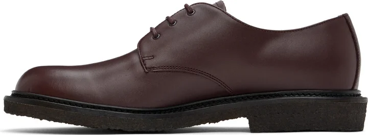 Common Projects Burgundy Officer's Derbys - Image 3