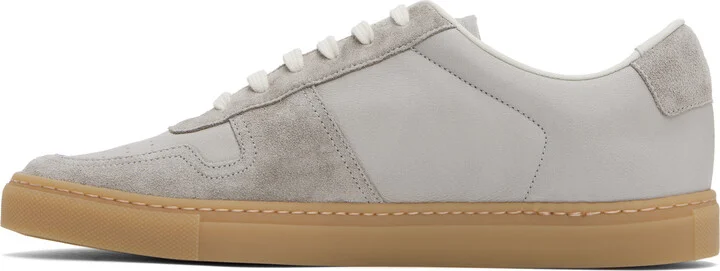 Common Projects Gray BBall Duo Slim Sneakers - Image 3