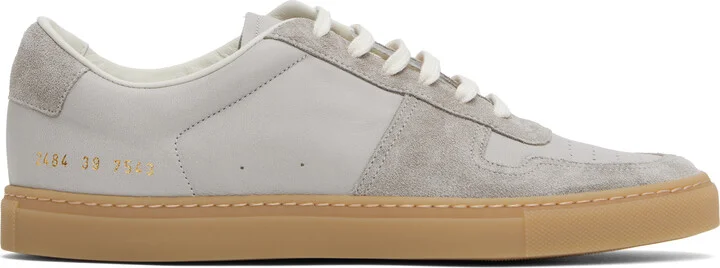 Common Projects Gray BBall Duo Slim Sneakers
