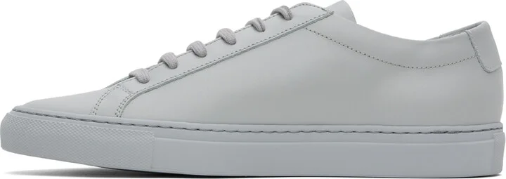 Common Projects Gray Original Achilles Low Sneakers - Image 3