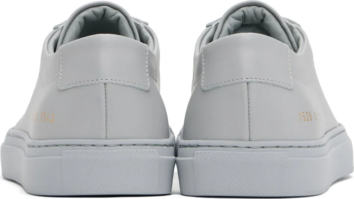 Common Projects Gray Original Achilles Low Sneakers - Image 2