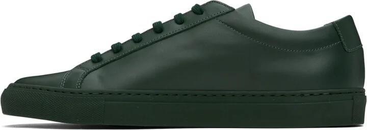 Common Projects Green Achilles Low Sneakers - Image 3