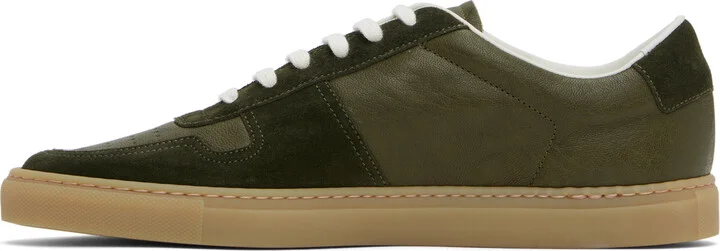 Common Projects Green BBall Duo Slim Sneakers - Image 3