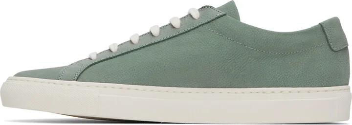 Common Projects Green Contrast Achilles Sneakers - Image 3