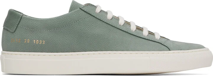 Common Projects Green Contrast Achilles Sneakers
