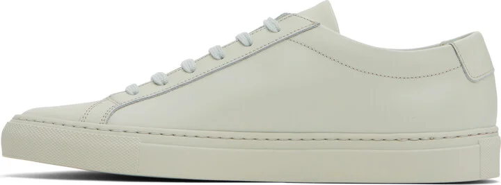 Common Projects Green Original Achilles Low Sneakers - Image 3