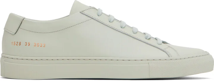 Common Projects Green Original Achilles Low Sneakers