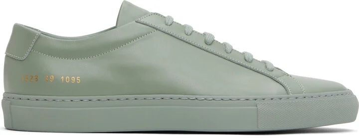 Common Projects Green Original Achilles Low Sneakers