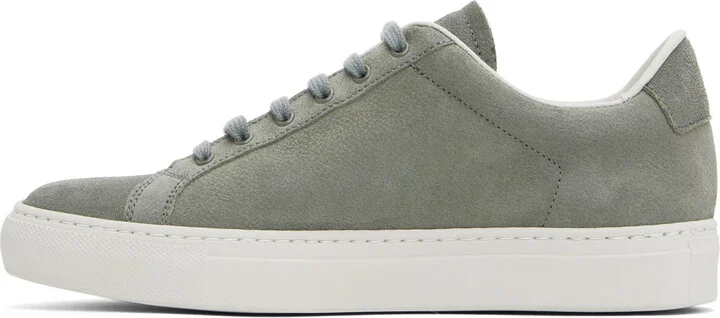 Common Projects Green Retro Suede Sneakers - Image 3
