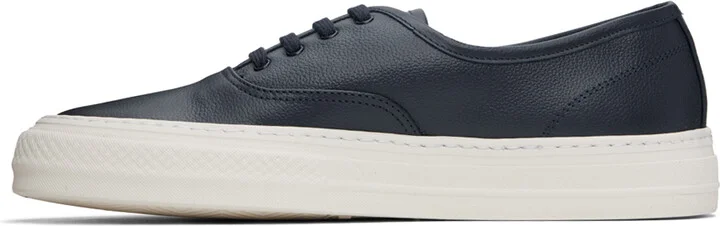 Common Projects Navy Four Hole Sneakers - Image 3