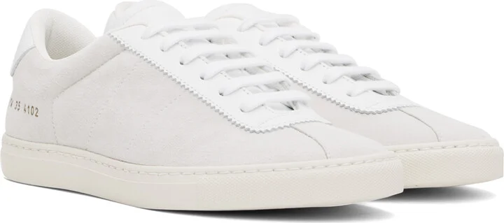 Common Projects Off-White Tennis Classic Sneakers - Image 4