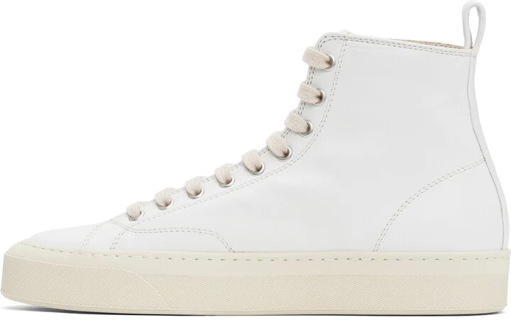 Common Projects Off-White Tournament High Sneakers - Image 3