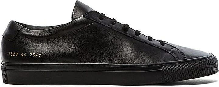 Common Projects Original Leather Achilles Low in Black